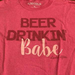 Beer Drinking Babe Tee Shirt